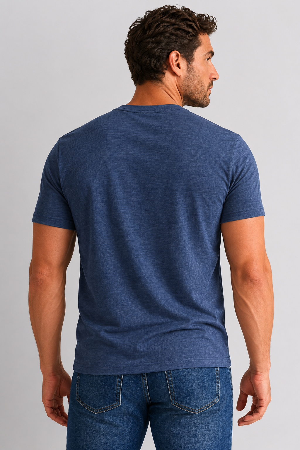100% Organic Cotton Slub Crewneck Tee