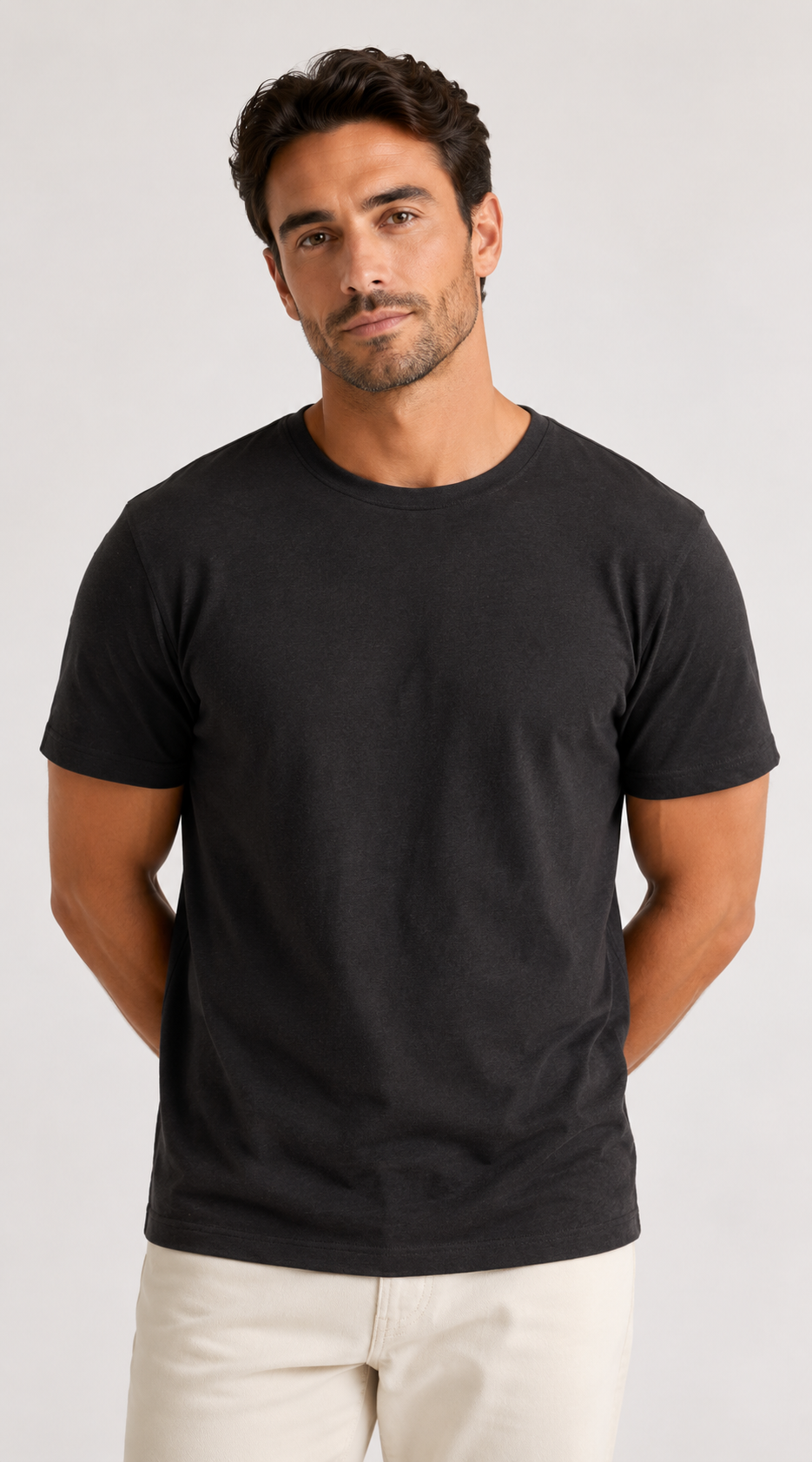 100% Organic Cotton Slub Crewneck Tee
