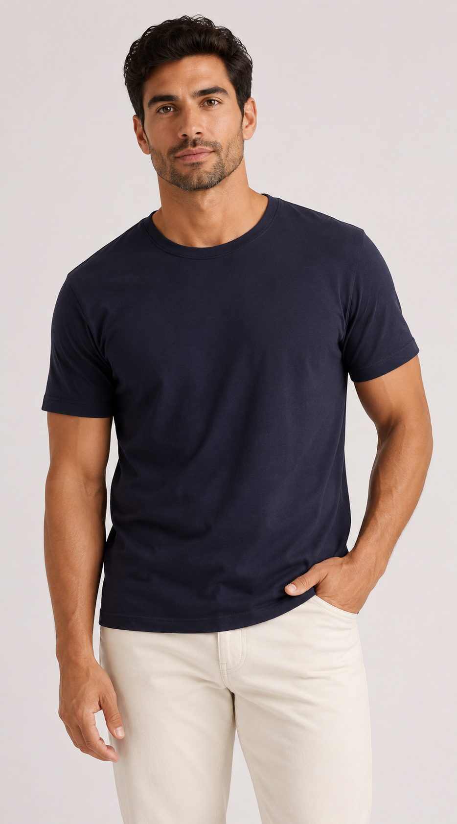 100% Organic Cotton Slub Crewneck Tee