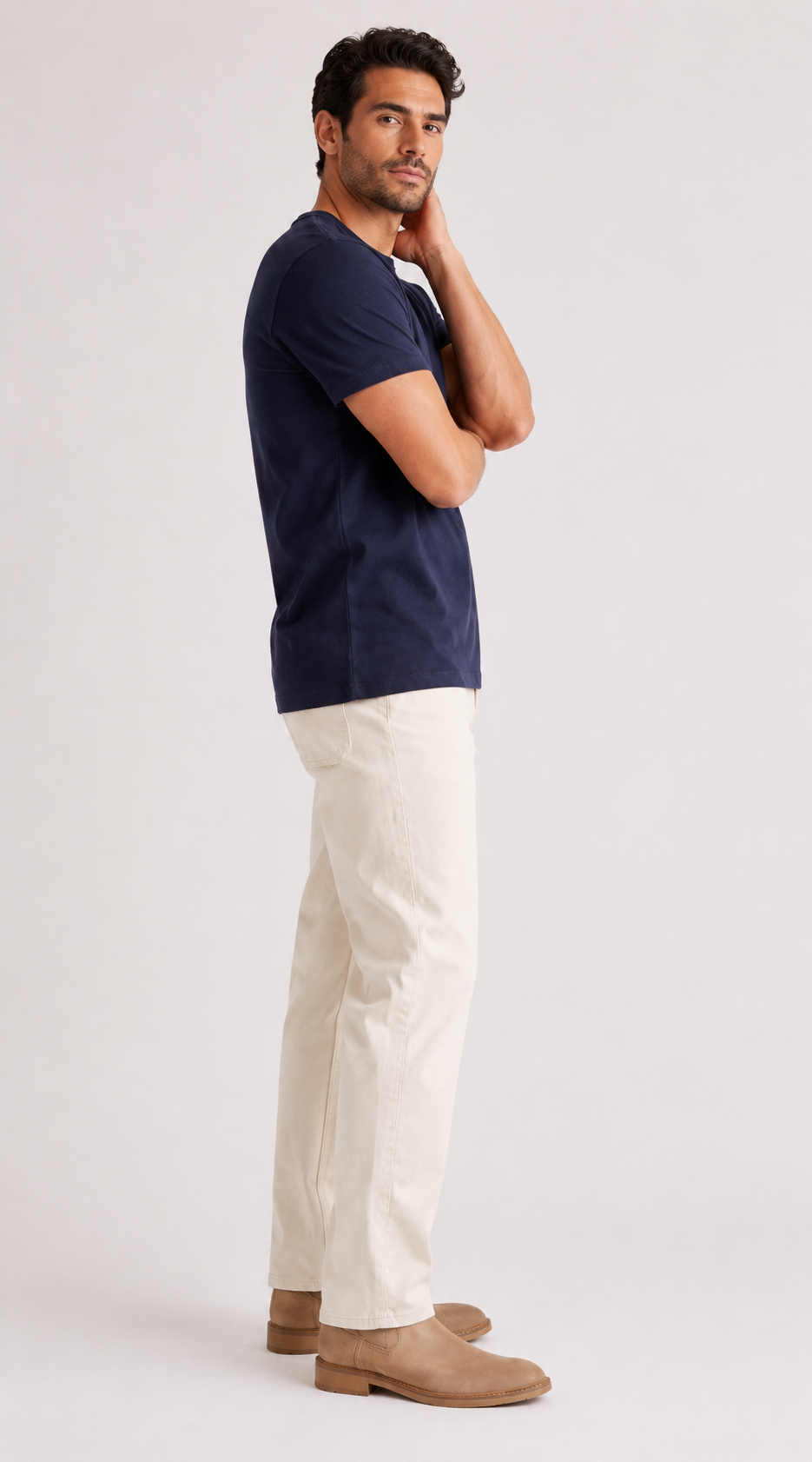 100% Organic Cotton Slub Crewneck Tee