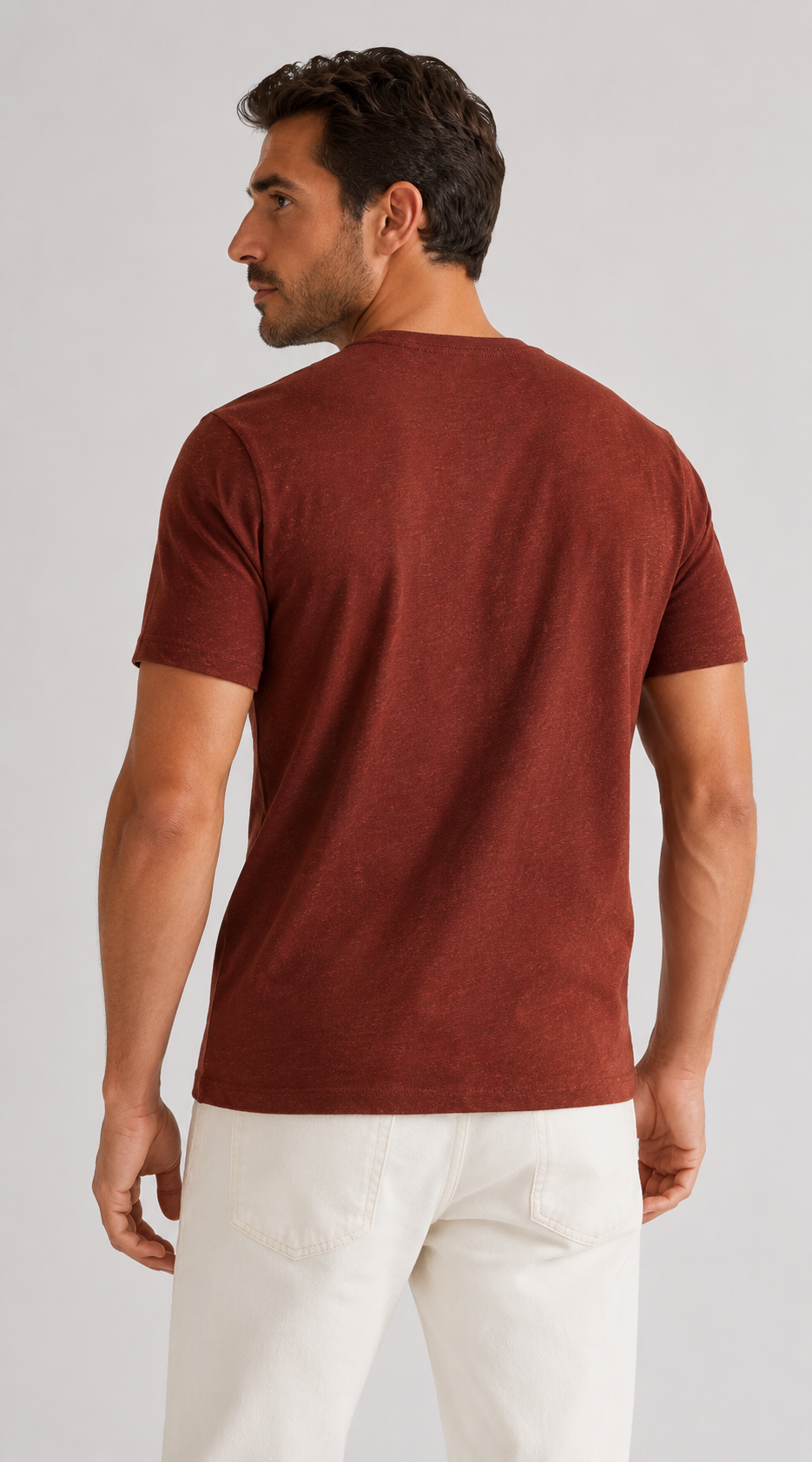 100% Organic Cotton Slub Crewneck Tee