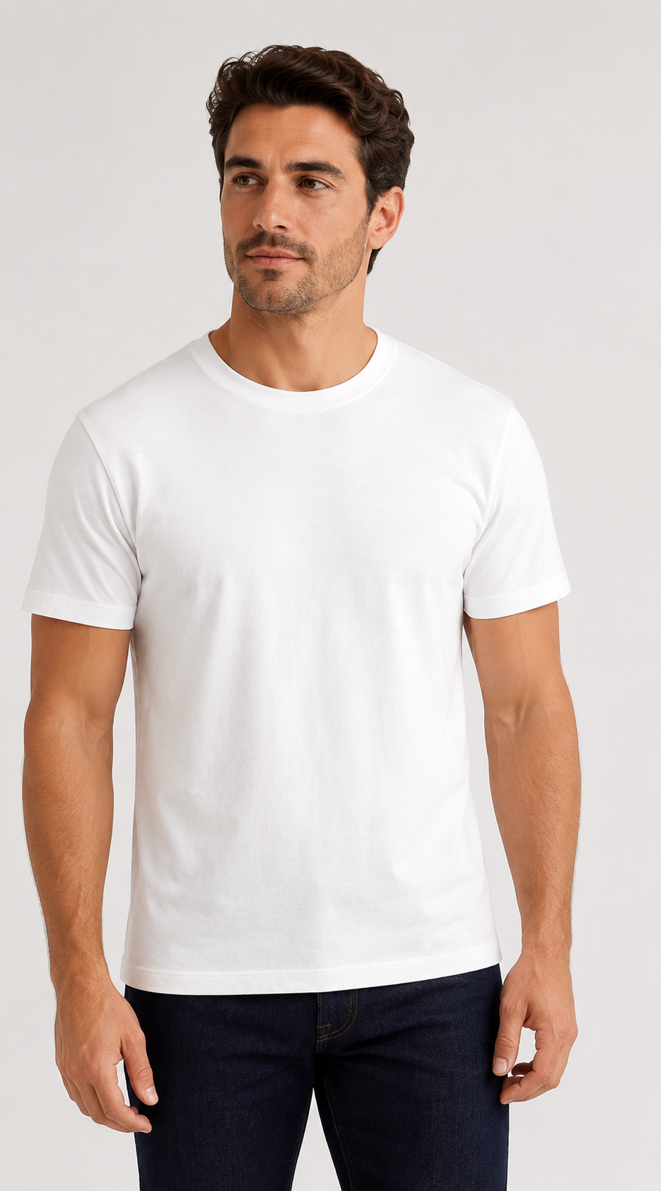 100% Organic Cotton Slub Crewneck Tee